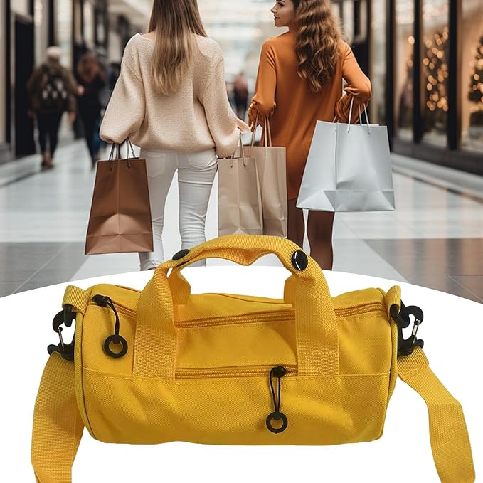 Gym Bag - Barrel Shaped Fitness Duffel, Purpose Sports Organizer With Adjustable Shoulder Strap | Travel And Workout For, Yoga, Dance, Camping, Gym, Overnight Trips, Outdoor Adventures