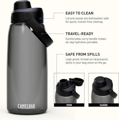 CamelBak Thrive Chug Tritan Renew Water Bottle Charcoal, 32oz