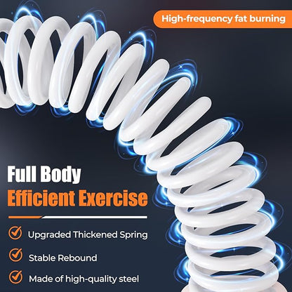 Cordless Battle Ropes with Adjustable Weighted Ropeless Battle Rope for Home Gym Exercise, Portable Workout Equipment for Strength Training & Cardio Fitness for Women & Men