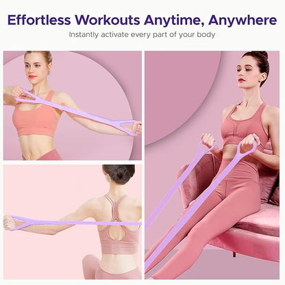 Pilates Ring Kit for Women, Pilates Equipment Accessories, Home Workout Set with Magic Circle, Mini Exercise Ball, Ankle Resistance Bands & Yoga Socks, for Fitness, Toning & Better Me Gifts