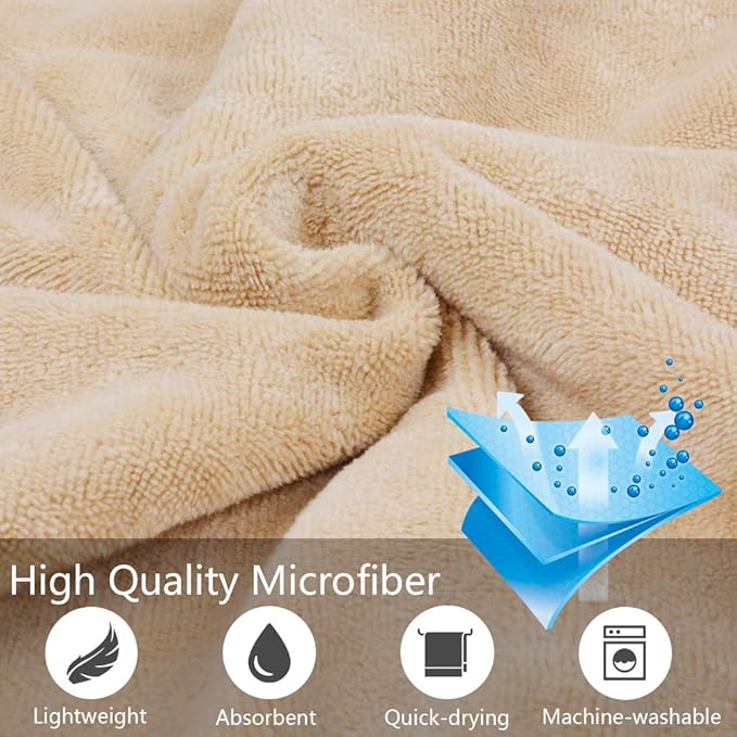 VIVOTE Microfiber Gym Towels Sports Sweat Towel Super Absorbent Ultra Soft Multi-Purpose Man Women Fitness Workout Travel Camping Hiking Yoga 16 Inch X 32 Inch
