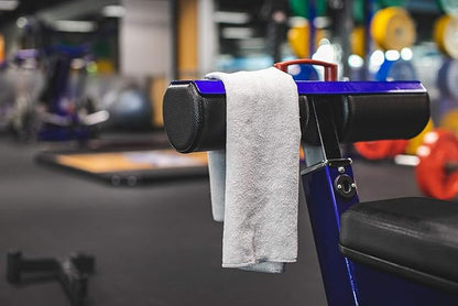The Rag Company Microfiber Spa and Yoga Towel - Soft and Absorbent Towel for Gym, Spa, Exercise, Hotel, and Resort Use - Dries Fast - 16x27 inches, Ice Grey, 6-Pack