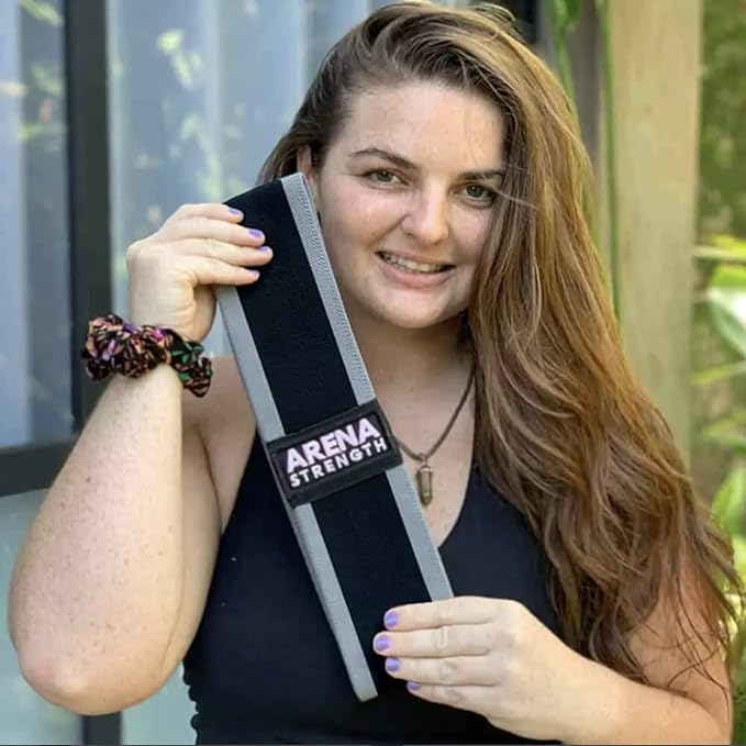 Arena Strength Fabric Booty Bands: Fabric Resistance Bands for Legs and Butt: 3 Pack Set. Perfect Workout Hip Band Resistance. Workout Program and Carry Case Included