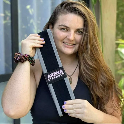 Arena Strength Fabric Booty Bands: Fabric Resistance Bands for Legs and Butt: 3 Pack Set. Perfect Workout Hip Band Resistance. Workout Program and Carry Case Included