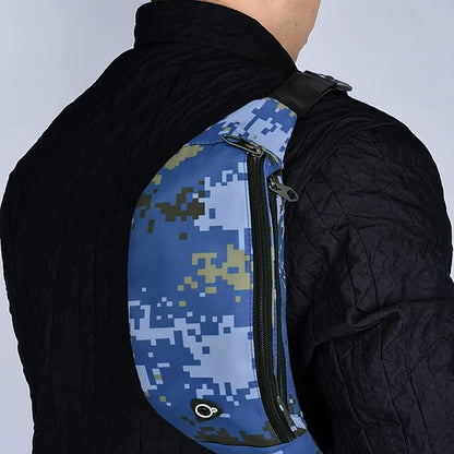 Fanny Pack for Men Women, Waterproof Sports Waist Bag Pack, Belt Bag for Travel Hiking Running