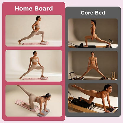 Pilates Reformer 7-in-1 Foldable Home Gym – Multi-Function Pilates Board for Full Body Workout, Core Strength, and Portable Pilates Training
