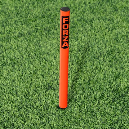 FORZA Slalom Agility Poles | Improve Endurance, Speed & Footwork | Color, Size & Rubber Base Options Available [8 Pack]
