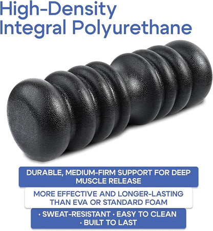 Track Spine Roller & Back Stretcher – Firm Deep Tissue Tool for Myofascial Release, Spinal Decompression, Posture Alignment & Muscle Recovery