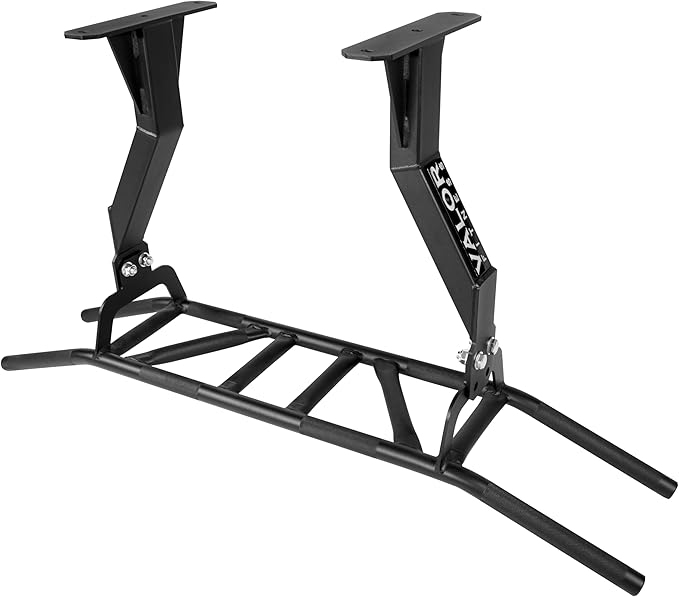 Valor Fitness Multi Grip Pull Up Bar - Wall or Ceiling Mount Chin Up Bar -Upper Body Muscle Building Station - Home Gym Workout Equipment