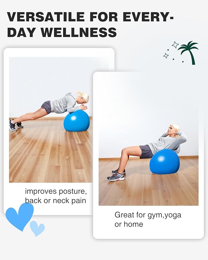 Extra Large Peanut Ball - 39.37"x19.67" Pregnancy, Labor, Birthing, Sensory | Physical Therapy Ball | Exercise Ball - Autism Therapy | Yoga Birth Ball - Core Strength, Stability, Fitness