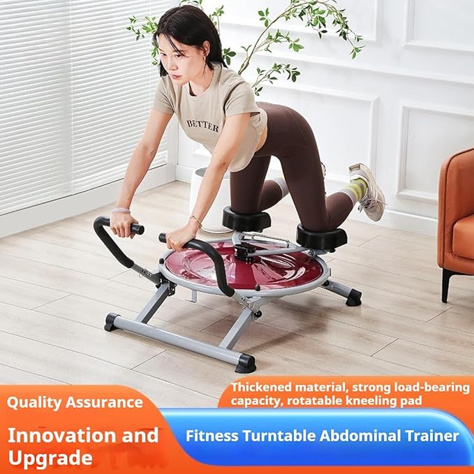 Ocdin Ab Circle Pro Fitness Turntable Abdominal Trainer - Home Gym Core Equipment with Rotatable Kneeling Pad