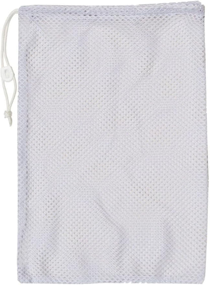 Champion Sports Mesh Equipment Bag – Heavy-Duty Nylon Drawstring Bag with Lock & ID Tag, Breathable Storage Sack for Balls, Swim Gear, Laundry & Toys, Multiple Sizes & Colors
