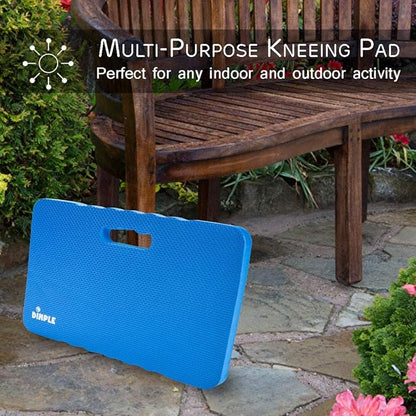Dimple Thick Kneeling Pad | Garden Pad for Gardening | Kneeling Pad for Work | Garden & Bathtub Kneeler for Baby Bath | Kneeling Mat for Exercise & Yoga (XL) 17.8 x 11, Thickest 1-½"(2 Pack, Blue)