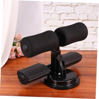 Sit Up Bar Adjustable Indoor Fitness Equipment Crunches Aid with Suction Cup Base Portable Stomach Exercise Tool for Home Gym Suitable for All Fitness Levels