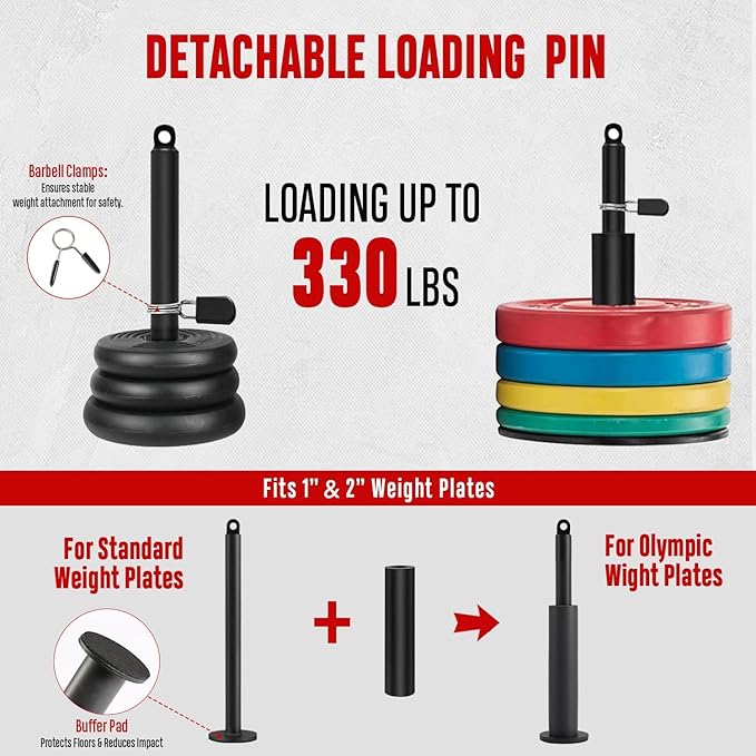 FitBeast Pulley System Gym, Cable Weight Pulley System for Gym LAT Pulldown, Biceps Curl Workout, Ideal Home Gym Equipment for Forearm, Shoulder, Strength Training