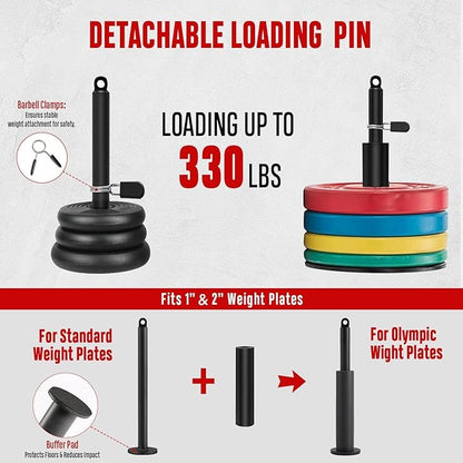 FitBeast Pulley System Gym, Cable Weight Pulley System for Gym LAT Pulldown, Biceps Curl Workout, Ideal Home Gym Equipment for Forearm, Shoulder, Strength Training