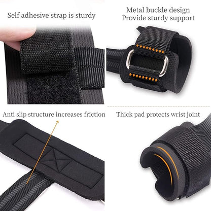 Weight Lifting Wrist Strap Gym Weightlifting Straps Anti-Slip Fitness Lifting Straps for Strength Training Bodybuilding Powerlifting