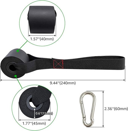 TheFitLife Exercise and Resistance Bands Accessories - Attachment for Workout Bands, Pull Up Bands, Cable Machines, Strength Training Excersize Equipment