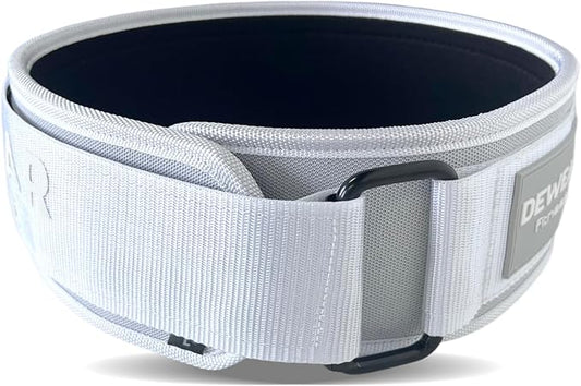 Durable Weight Lifting Belt, 4'' Wide Gym Belt for Bodybuilding, Powerlifting, Squats, Deadlift - Provides Lumbar Support & Stability for Men & Women