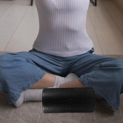 Homoyoyo Yoga Massage Roller Foam Epp Muscle Relaxation Stick 30x15cm Black Fitness Trigger Point Roller for Home Exercise and Muscle
