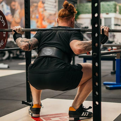 Genuine Leather Lever Weight Lifting Belt |10mm | Gym Belts | Weight Lifting Belts for Men and Women | Grain Leather Weightlifting Belt | Workout Belt | Powerlifting Belt for Back Support | Squats