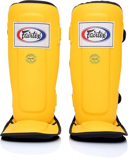 Fairtex SP3 Muay Thai Shin Guards for Men, Women, Kids | MMA Training, Kickboxing | Premium, Lightweight & Durable |Avoid shin splints During Training, Sparring
