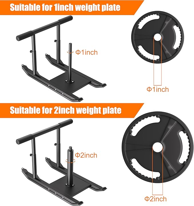 Weight Sled for Training - Heavy Duty Football Sled for Lineman, Sled Pull Workouts, Speed & Strength Training, Football Blocking Sled, Running Sled for Athletes, Weighted Sled for Outdoor & Indoor Workouts