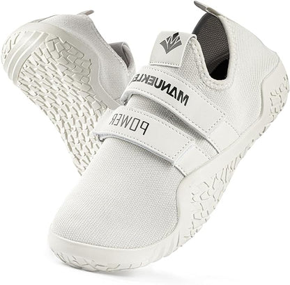 MANUEKLEAR Deadlift Shoes - Weight Lifting Shoes for Men Women - Weightlifting Squat Shoes Fitness Cross-Trainer Barefoot Gym Training Sneakers