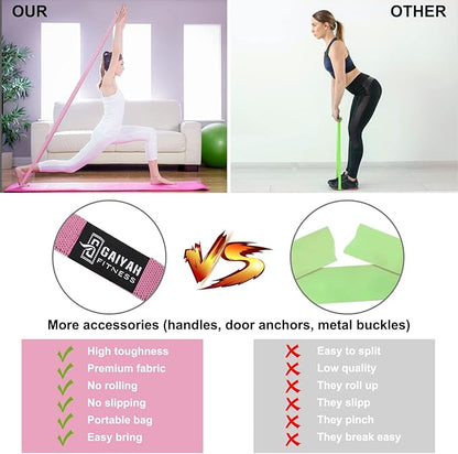 Long Bands for Working Out - Long Resistance Bands for Women Long Workout Bands Long Resistance Bands for Working Out Long Loop Resistance Bands Large Loop Resistance Bands Body Bands for Working Out