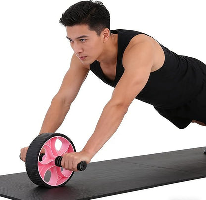 Ab Roller Abdominal Wheel for Men Women Lightweight Core Fitness Equipment Home Workout Tool 9.84X6.81X1.69 Inches Build Abs Burn Calories Strength Training