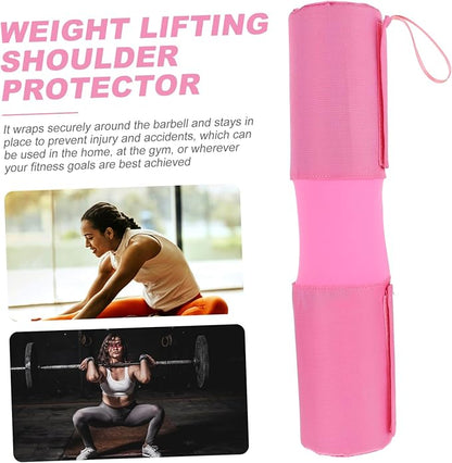 Mikikit Barbell Protective Pad Ergonomic Neck and Shoulder Support Cover for Squats and Hip Thrusts for Comfort and During Weightlifting Workouts Random Style