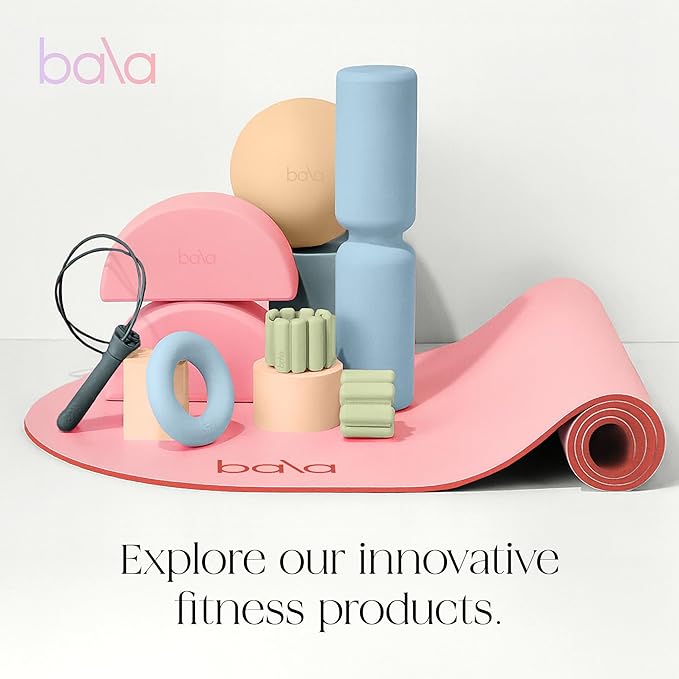 Bala Bangles Wrist & Ankle Weights for Women & Men - Adjustable Weighted Bands - Soft Silicone Arm & Leg Weights for Pilates, Yoga, Walking, Barre, Home Workout & Strength Training Exercise