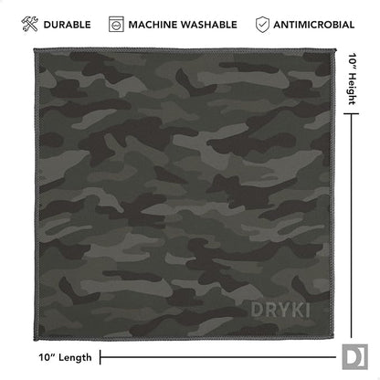 Pocket-Sized Sweat Towels - The Original Sweat Absorbing Handkerchiefs - Quick-Dry Microfiber Sweat Rags for Face, Hands, & Body - Men & Women - Gym, Sports, and Work (Moss Camo: 5 Pack)