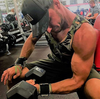 Gripad 12" x 3" Weight Lifting Support Wrist Wraps, Strong Wrist Wraps, 2 Thumb Loops – Great for Weightlifting, Powerlifting, Bodybuilding, Strength & Cross-Training.