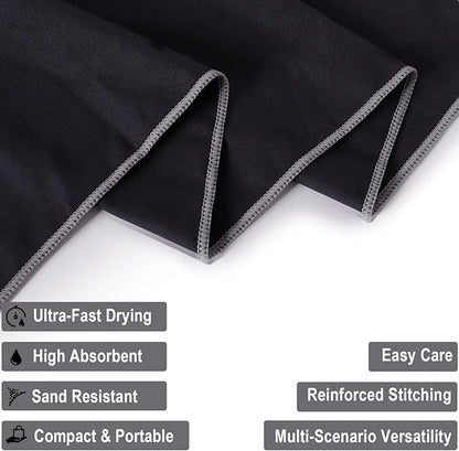 Your Choice Quick Dry Towel - Super Absorbent Microfiber for Gym, Travel, Camping | Ultra Compact & Lightweight