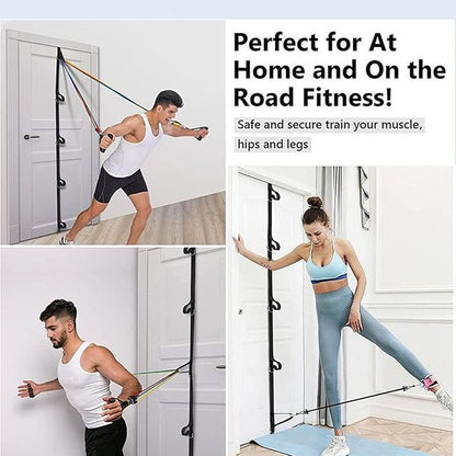 Door Anchor Strap for Resistance Bands, Heavy Duty Multi Point Resistance Band Door Anchor, Portable Anchor Gym Attachment for Home Fitness, Resistance Workout Equipment