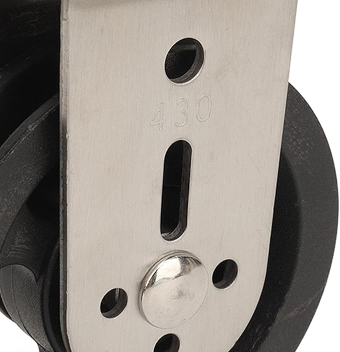 Gym Pulley Blocks Wall Mount Fixed Pulley Wheel 360 Degree Rotation, Silent Bearing Cable Pulley for LAT Pulley System, Includes Expansion Bolts for Home Gym DIY Projects