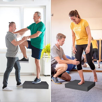 Balance Pad 19.8 * 15.7 * 2.4",XL Balance Pad for Physical Therapy,Extra Large Foam Balance Board Stability Pad for Rehabilitation Core Training Stretching Mobility