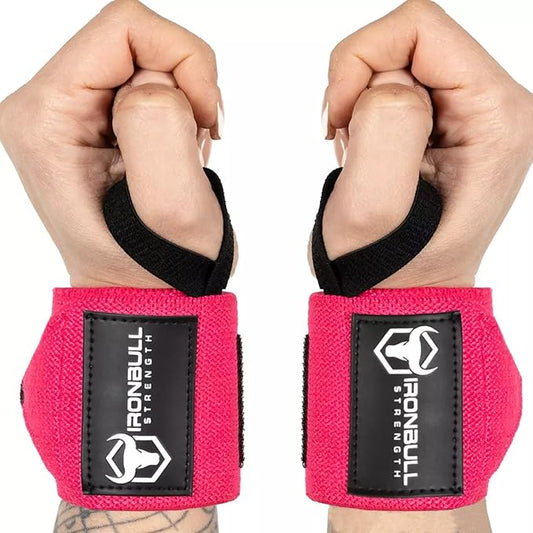 Wrist Wraps for Weightlifting (USPA & IPL Approved) - 18” Premium Quality Wrist Straps for Weightlifting - Weight Lifting Wrist Wraps with Thumb Loop - Best Gym Wrist Wraps for Lifting Weights, Curls & Dips - Lifting Wrist Wraps for Bench, Powerlifting...