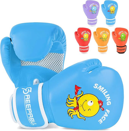 Upgrade Kids Boxing Gloves for 3-8 Year Boys and Girls, Toddler Boxing Gloves for Kids Training, Boxing Gloves Kid Sparring for Punching Bag, Kickboxing, Muay Thai, MMA