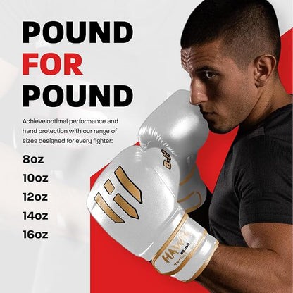 Hawk Sports Boxing Gloves for Men and Women, Comfy Boxing Training Gloves with Foam Padding for Throwing Power Punches with Confidence, Heavy Bag Boxing Gloves for Training and Sparring