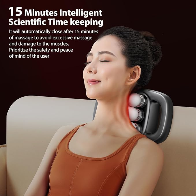 12-Head Massage Gun, 3 Modes, 30 Levels Of Intensity, Electric Deep Tissue Massager, Relieves Muscle Pain All Over The Body, 4k Smart Display, Suitable For Lazy People, The Elderly And Office Workers
