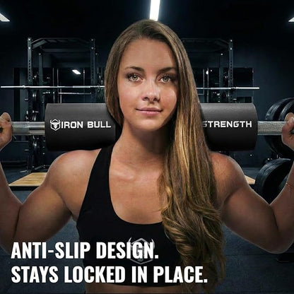 Advanced Squat Pad - Barbell Pad for Hip Thrusts, Squats & Lunges - Neck & Shoulder Squat Bar Pad Cushion Support Foam for Extra Comfort