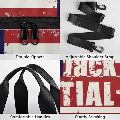 Personalized-Martial-Arts-Gear-Bag for Karate Teakwondo, Custom Jiujitsu Bag for Boys, Karate Teakwondo Bag for Gear Waterproof Lightweight Large USA