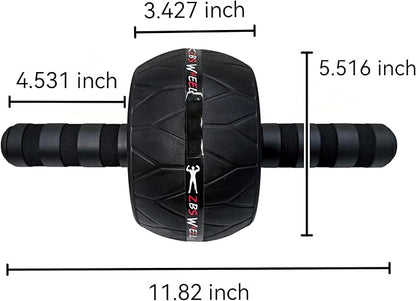 Ultimate Core Strength Wheel - Professional Ab Roller for Intense Home Workouts with Knee Support, Build Rock-Solid Abs & Total-Body Power