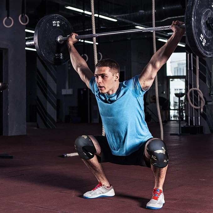 Knee Sleeves (1 Pair), 7mm Compression Knee Braces for Squats,Weightlifting,Powerlifting,Cross Training for Men & Women (XX-Large)