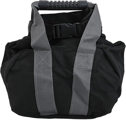 Adjustable Sandbag for Fitness and Yoga - Kettlebell Alternative Weight Training Sandbag with Handle, 0-35 lbs Capacity, Canvas For Home Gym Equipment for Strength Training and