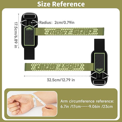 Drip Glue Non-Slip Wrist Straps for Weightlifting, 2-in-1 Lifting Straps with D Rings for Cable Machine Workout, 10mm Neoprene Padded Wrist Wraps for Weight Lifting Deadlift