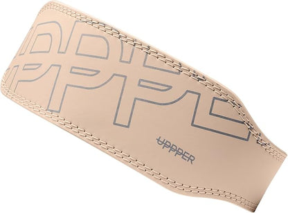 UPPPER Weight Lifting Belt - Double Prong 4” to 2.5” Tapered Premium Lifting Belt for Men and Women - Ultimate Back Support For Weightlifting and Powerlifting | Premium Fitness Gear