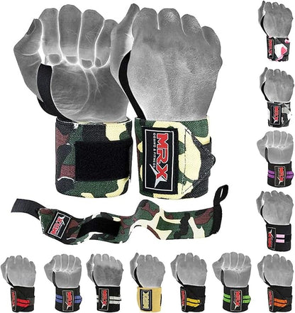 MRX Weight Lifting Gym Training Wrist Wraps for Wrist Support Bodybuilding Workout Wrap Men/Women